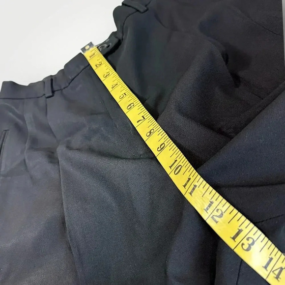 Lafayette 148 Vintage 100% Wool High Rise Straight Leg Casual Pants Size 8 Black - Picture 12 of 15